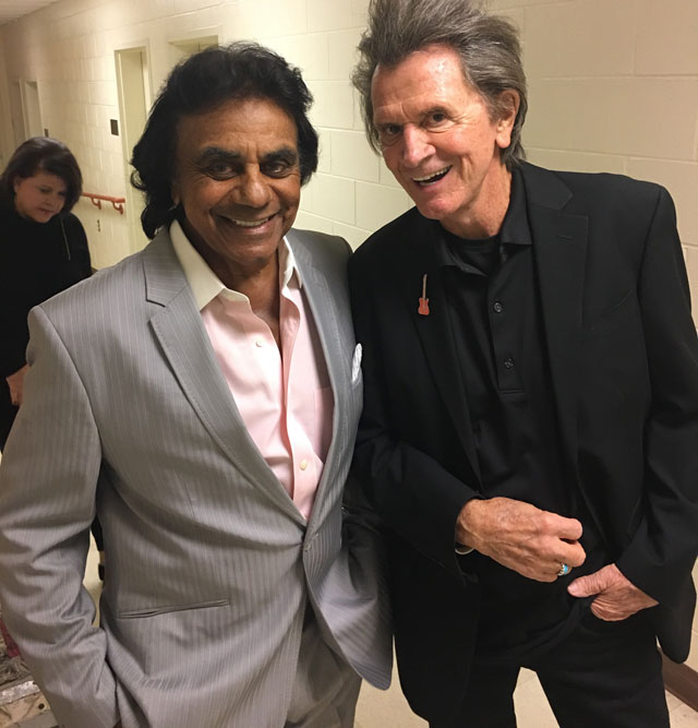 Backstage  Johnny Mathis